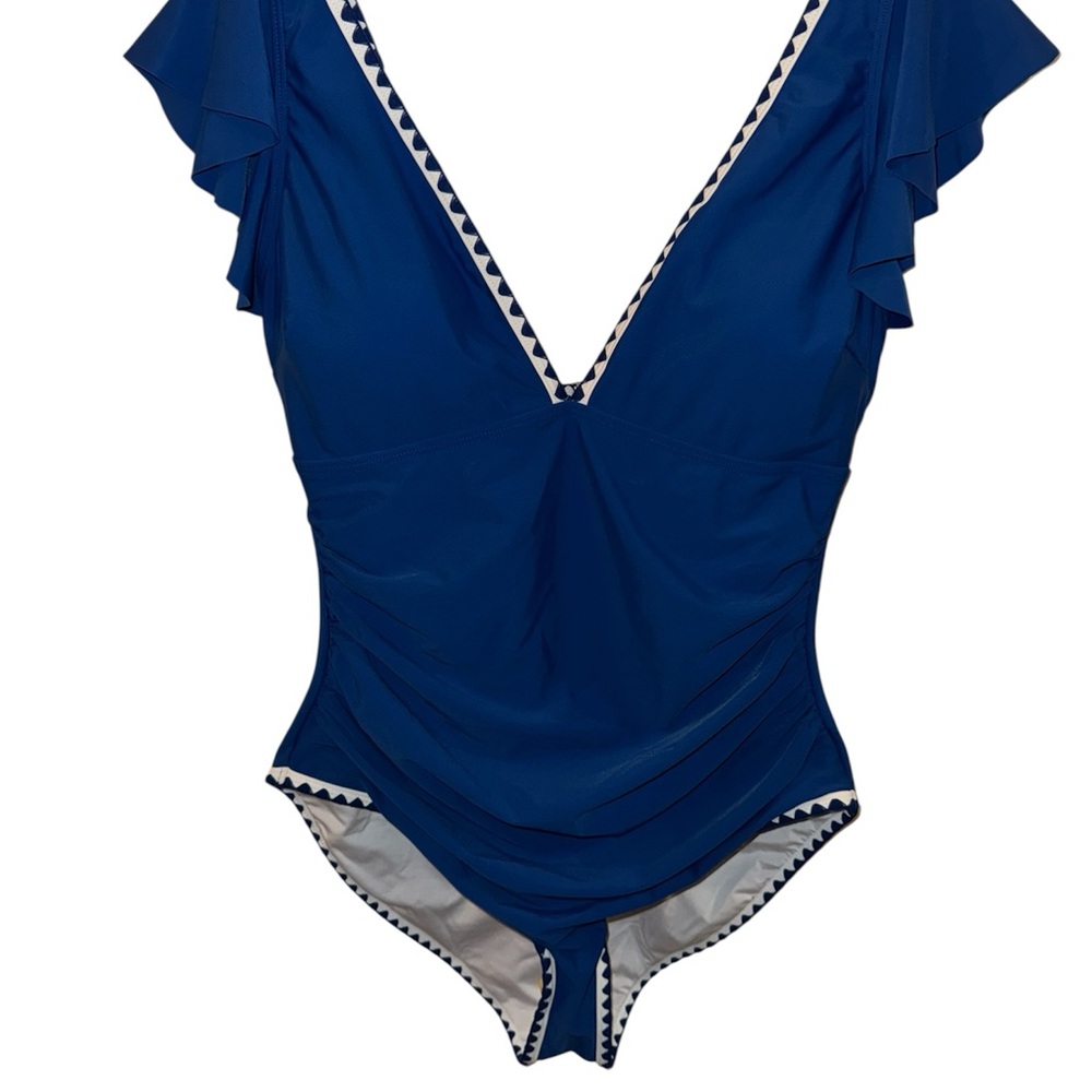 Vibrant Blue One-Piece Swimsuit
